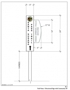 Trail Sign K-2